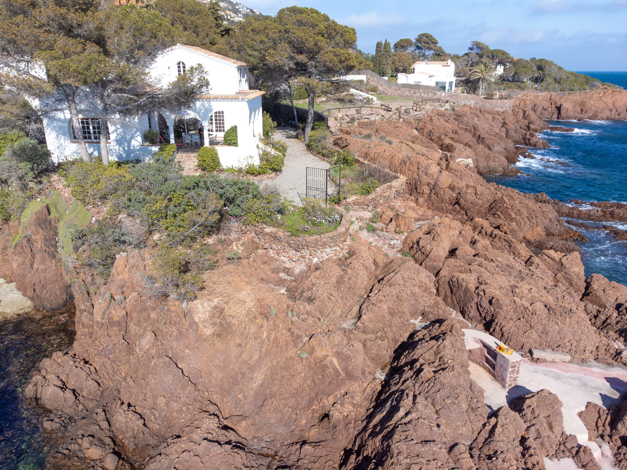 Villa La Proue: Vrijstaand aan zee in Agay met 4 slaapkamers - foto 43