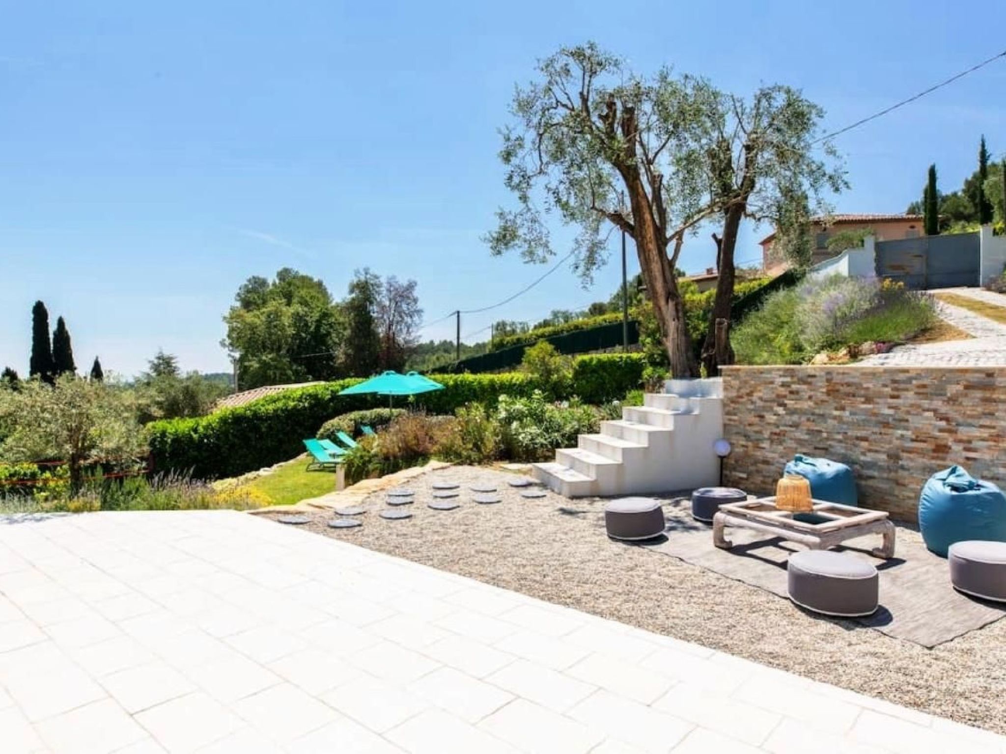 Côte d'Azur ganze Villa beheizter Pool Meerblick-Binnen