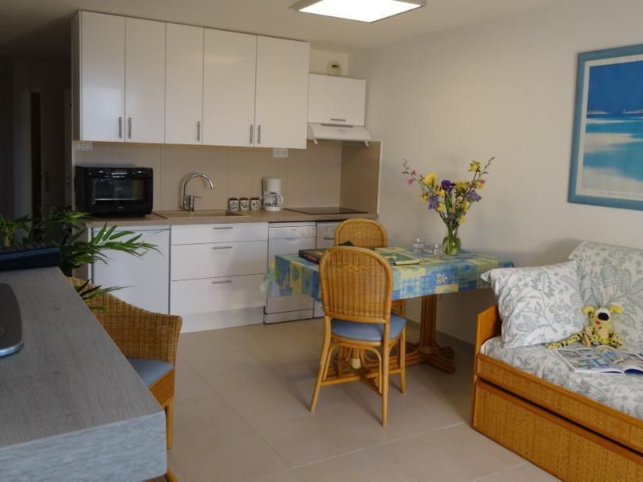 Wohnung panoramischer Meerblick, Schwimmbad, Parkplatz-Binnen