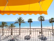 Strandappartement Cannes met terras en zeezicht voor 6 personen - thumbnail 1
