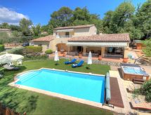 Sfeervolle 4-persoons villa met privézwembad aan de golfbaan bij Valbonne - thumbnail 1