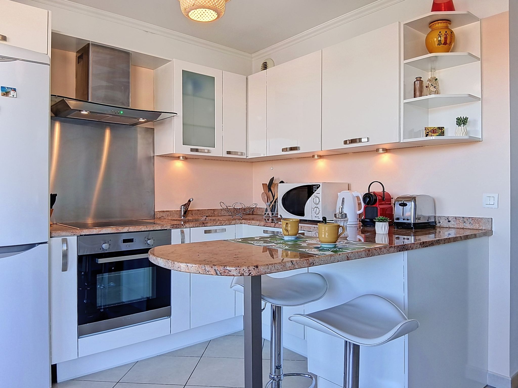 Appartement Le Royal Cap – Cuisine et coin repas, photo 6 sur 22