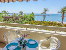 Appartement aan zee met directe strandtoegang in Saint Laurent du Var - thumbnail 1