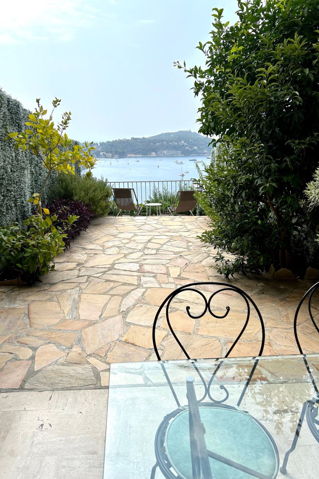 Studio mit Terrasse und Panoramablick