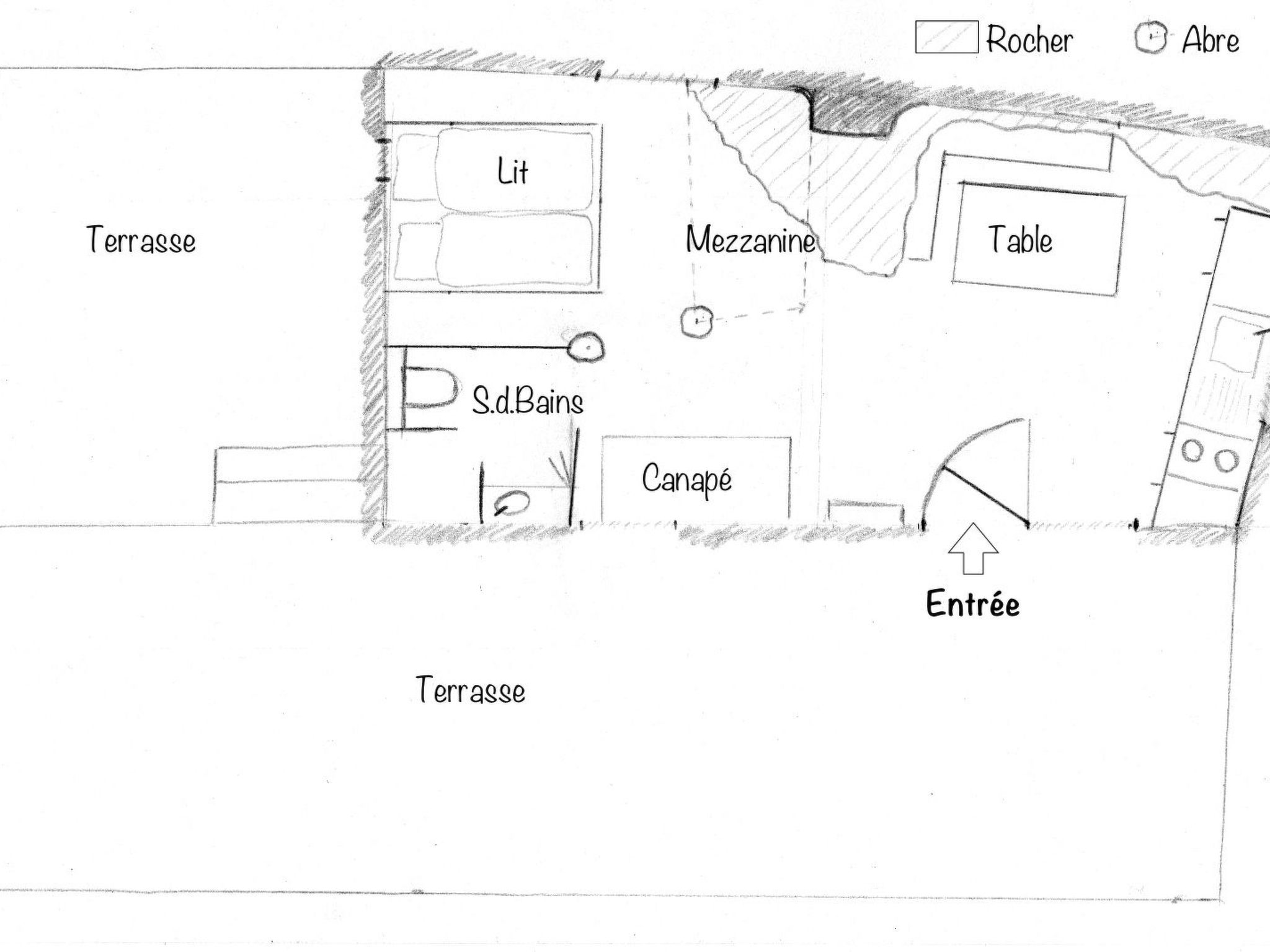 In idyllischer Lage im Süden Korsikas-Drinnen