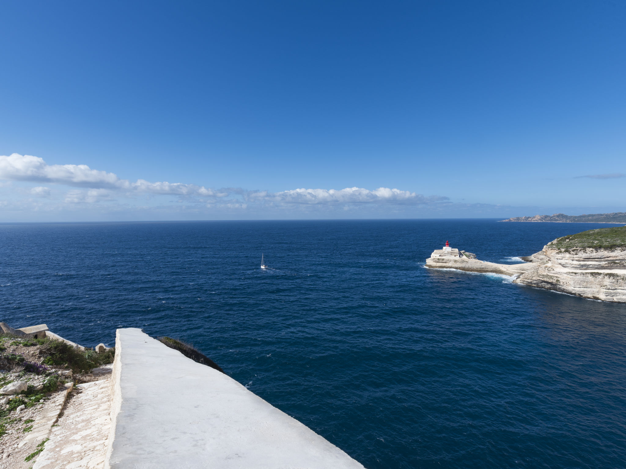In Bonifacio mit Großer Terrasse-Area