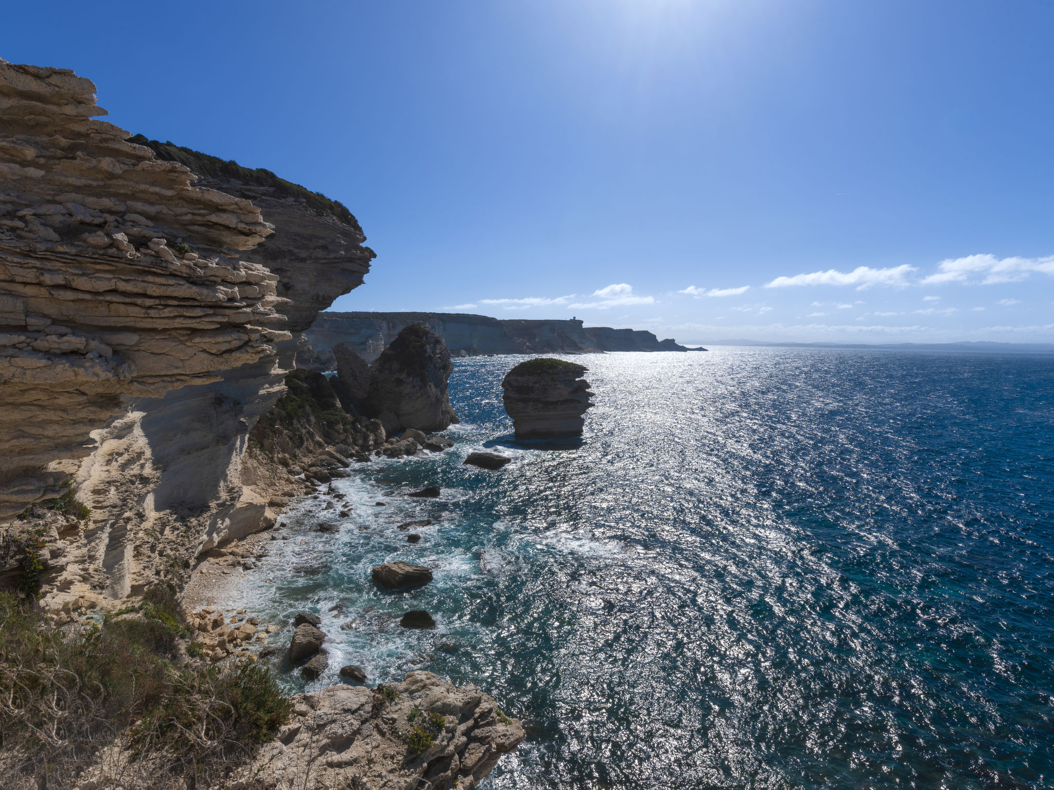 In Bonifacio mit Großer Terrasse-Area