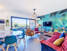 Luxe appartement 4p met zwembad, vlakbij zee en golfbaan in Porto Vecchio - thumbnail 3
