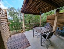 Intieme bungalow voor 2 in de Corsicaanse macchia bij Porto Vecchio - thumbnail 6