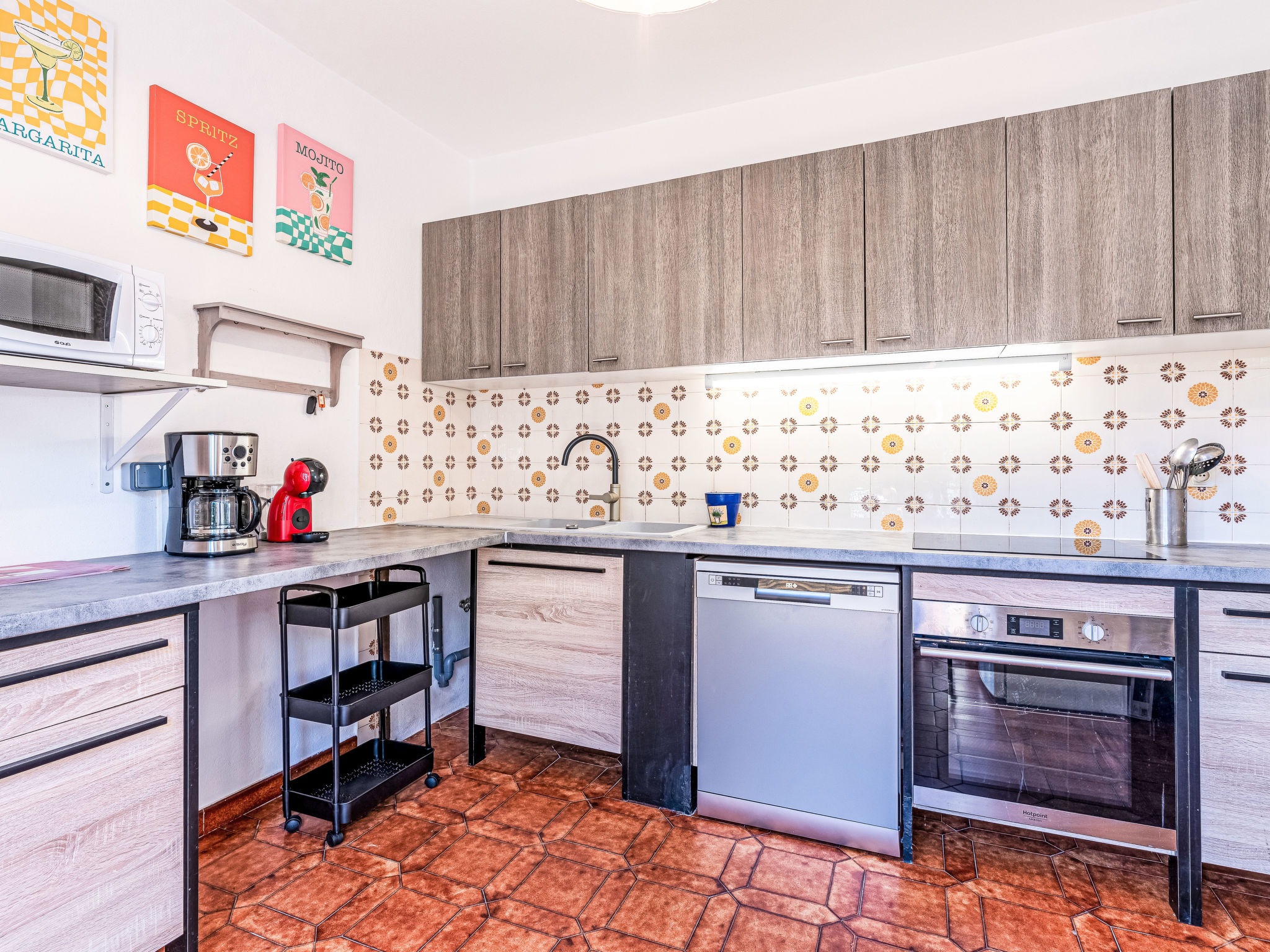 Rustiek appartement T3 nabij strand Solenzara, omheinde tuin & BBQ - foto 7