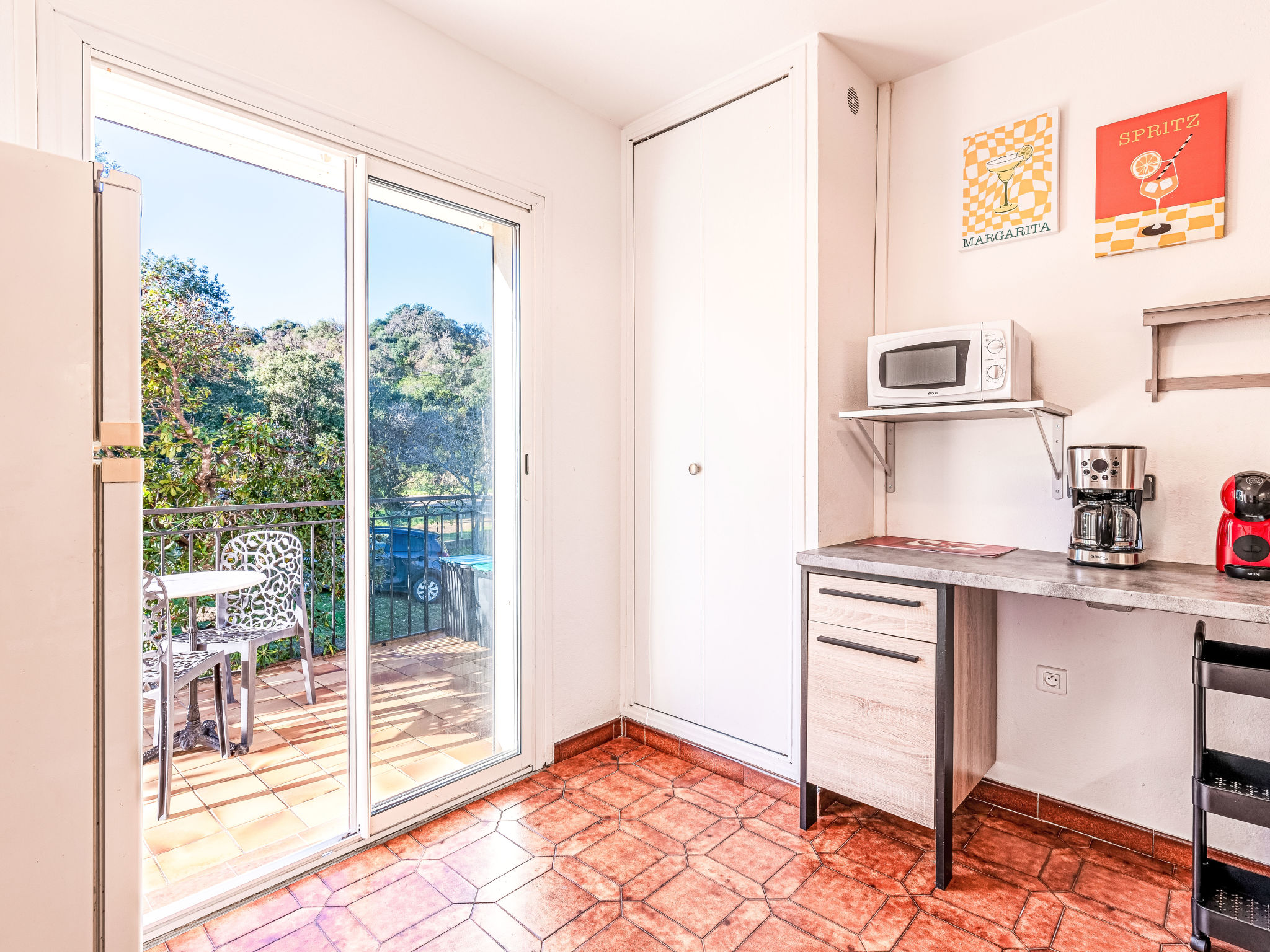 Rustiek appartement T3 nabij strand Solenzara, omheinde tuin & BBQ - foto 8