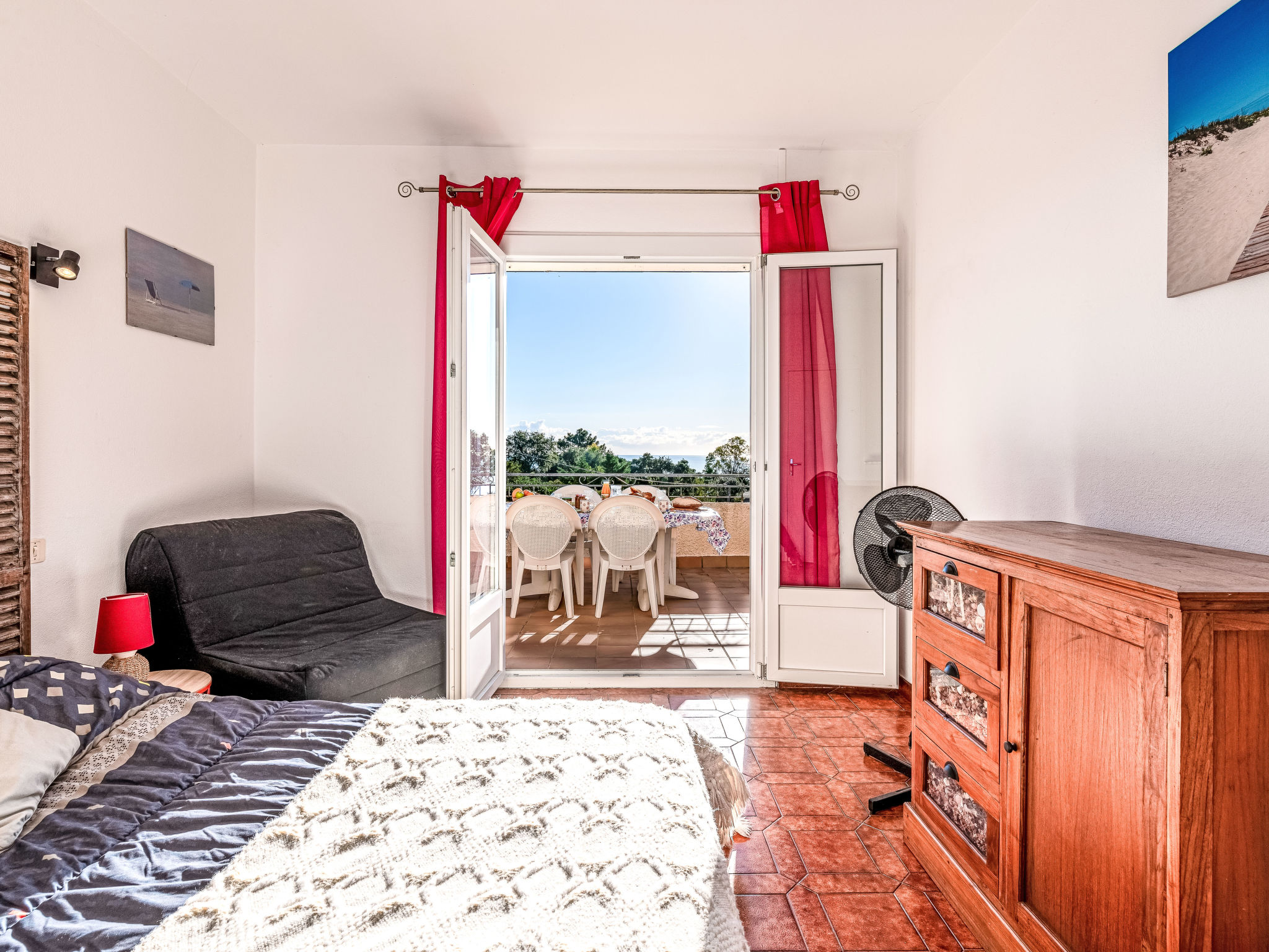 Rustiek appartement T3 nabij strand Solenzara, omheinde tuin & BBQ - foto 13
