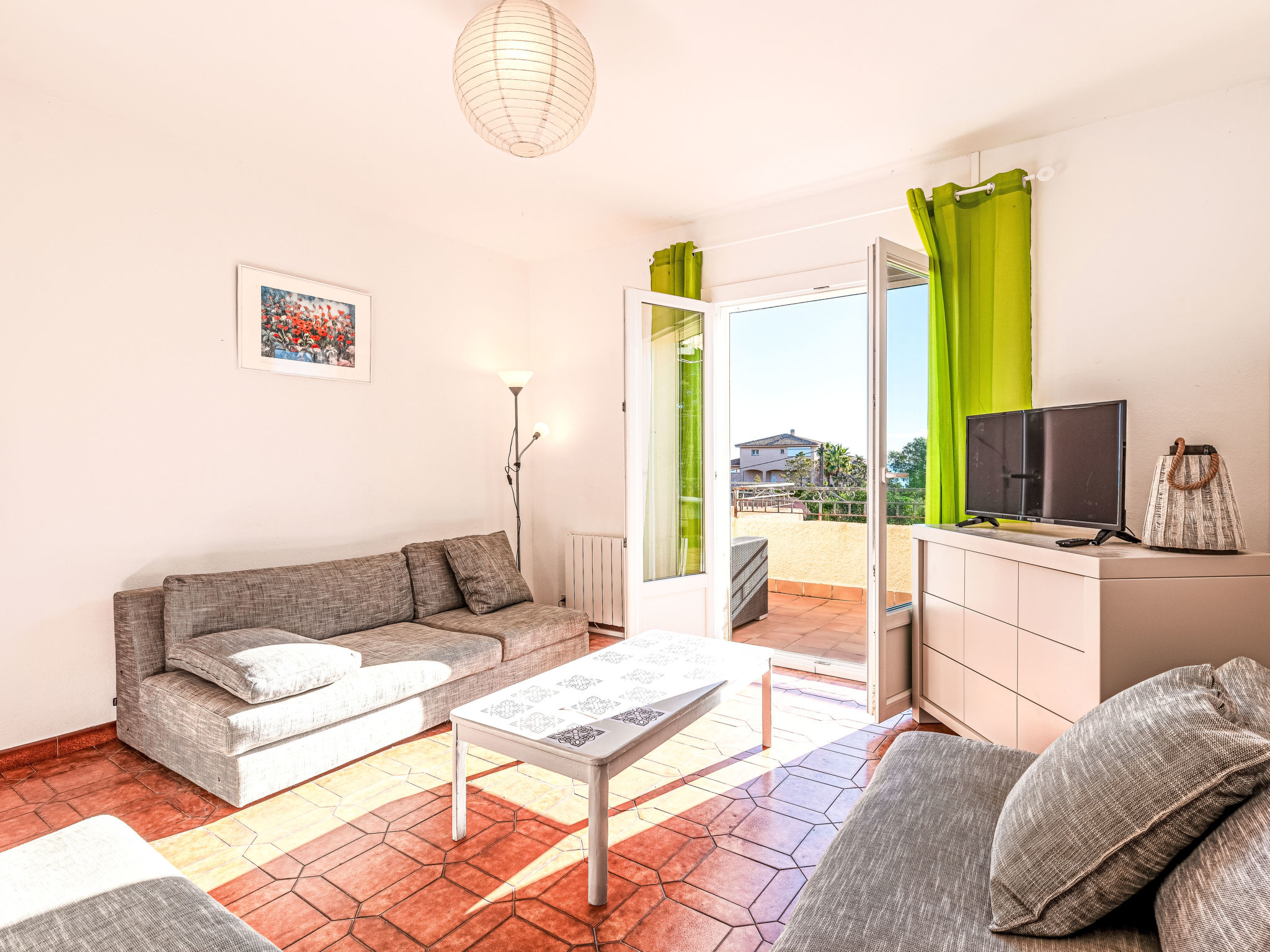 Rustiek appartement T3 nabij strand Solenzara, omheinde tuin & BBQ - foto 12