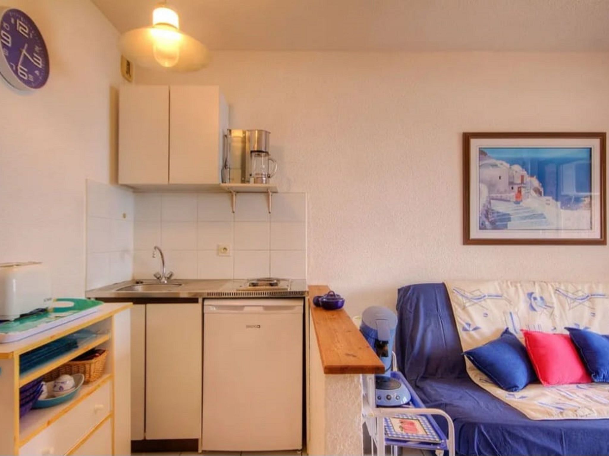 Blaue Flucht Korsika-Drinnen