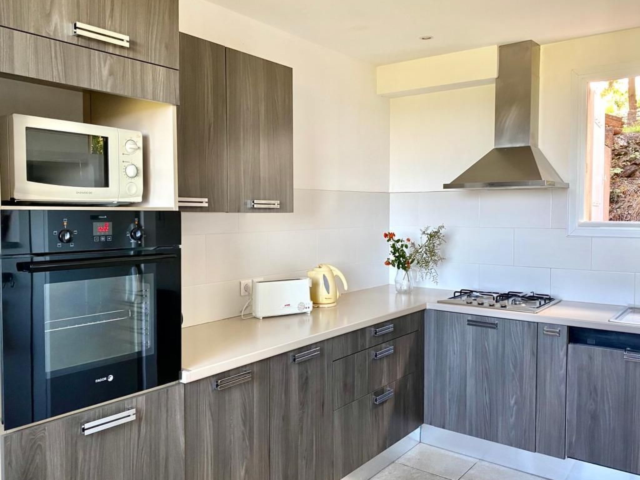 Weingut Punta della Guardia Panorama von Macchia und Meer-Drinnen