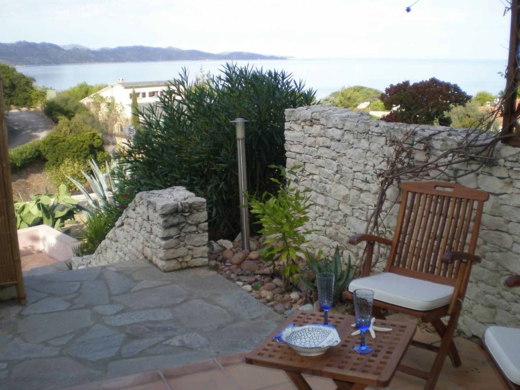 Pont de bateau, Meerblick mit privatem Pool-Drinnen