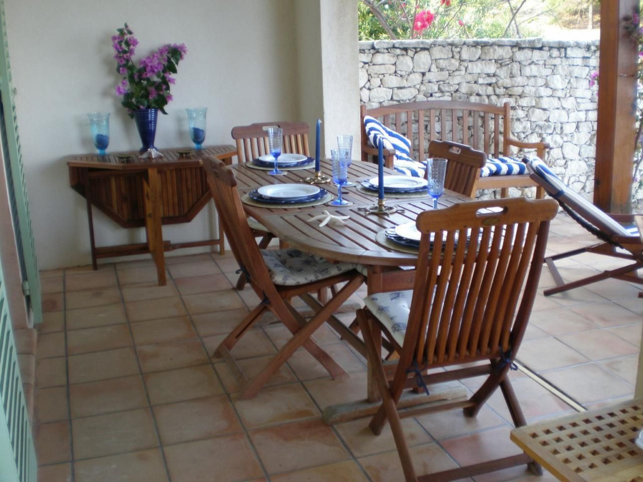 Pont de bateau, Meerblick mit privatem Pool-Drinnen