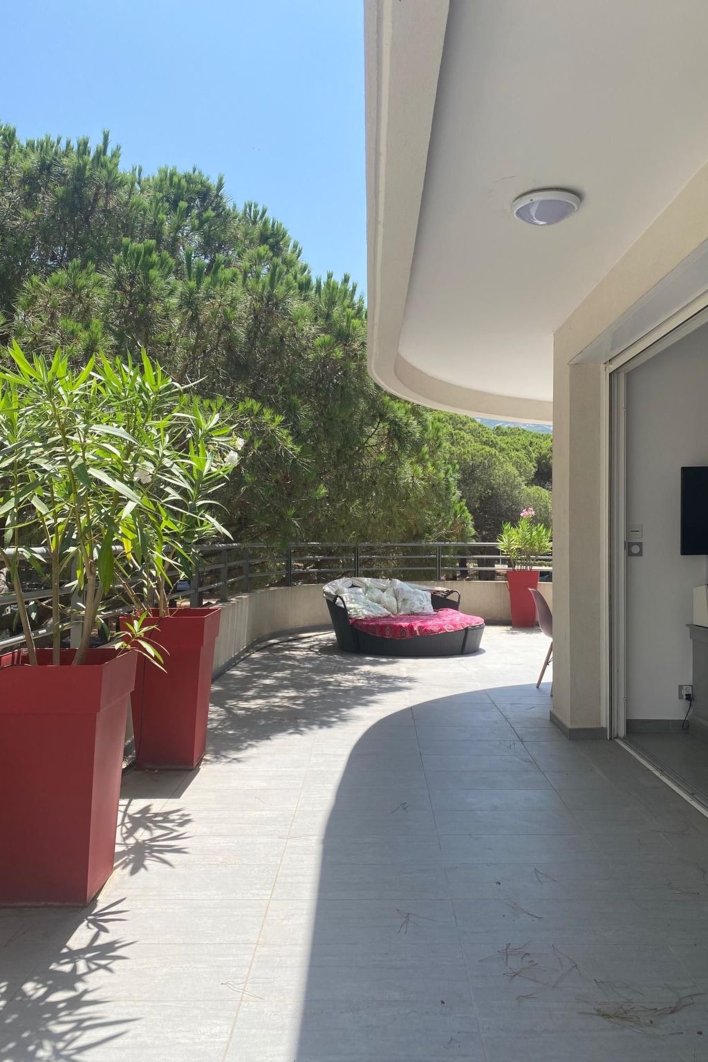 Wunderschöne Wohnung 150 Meter vom Strand entfernt-Dehors