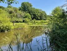 für 6 Pers. mit eigenem Teich