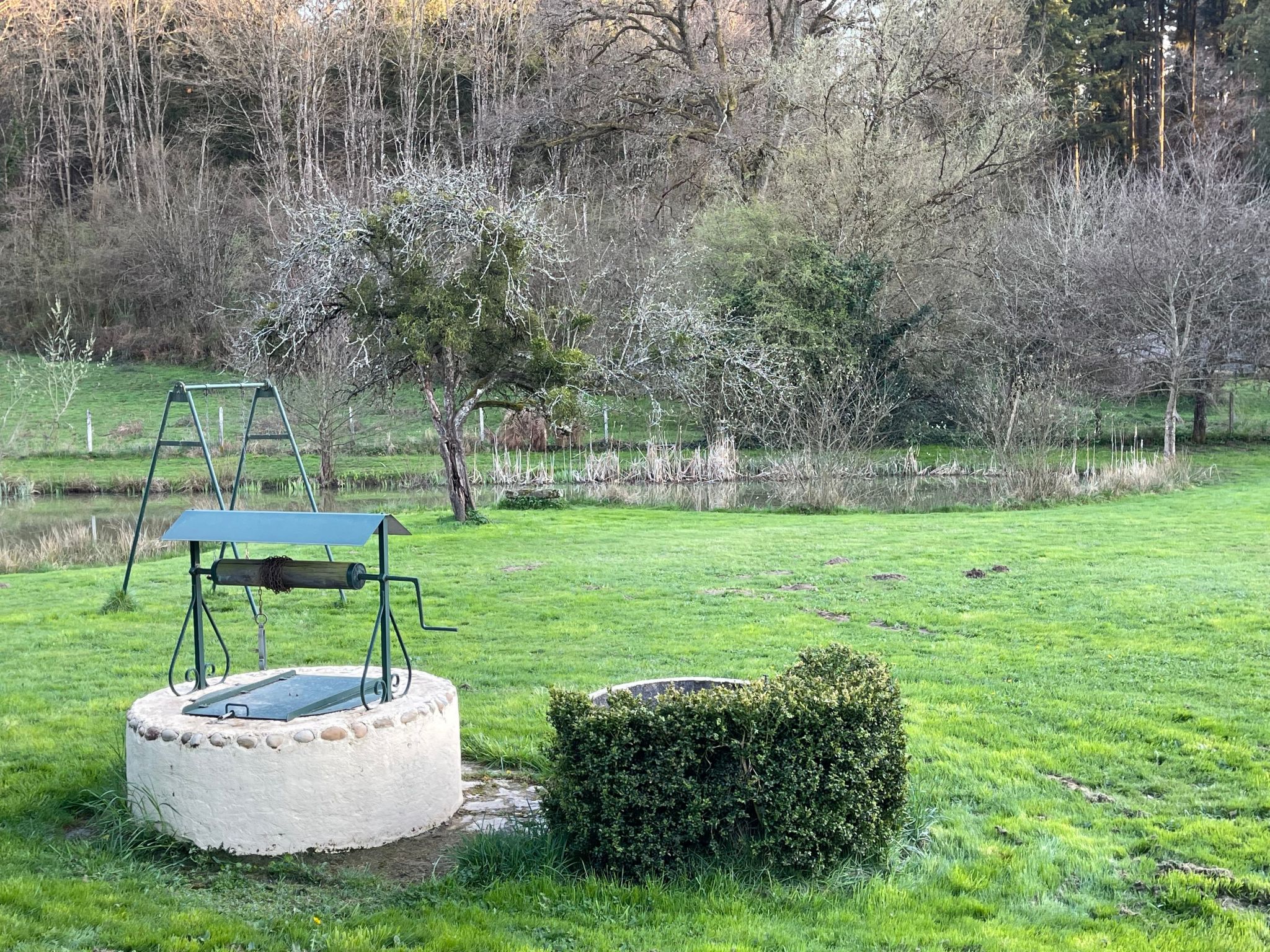 Für 6 Pers. mit eigenem Teich-Binnen