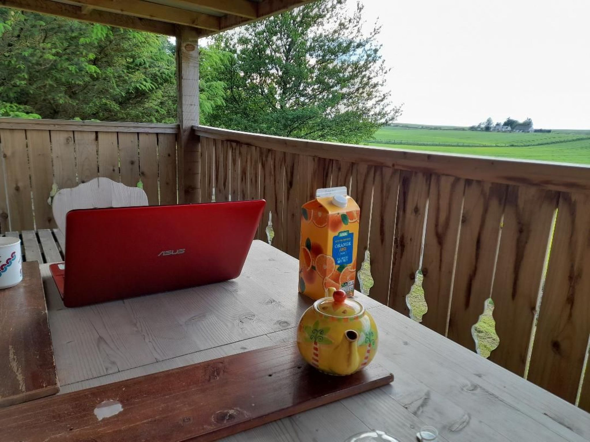 "Der Kornspeicher" mit Terrasse-Buiten