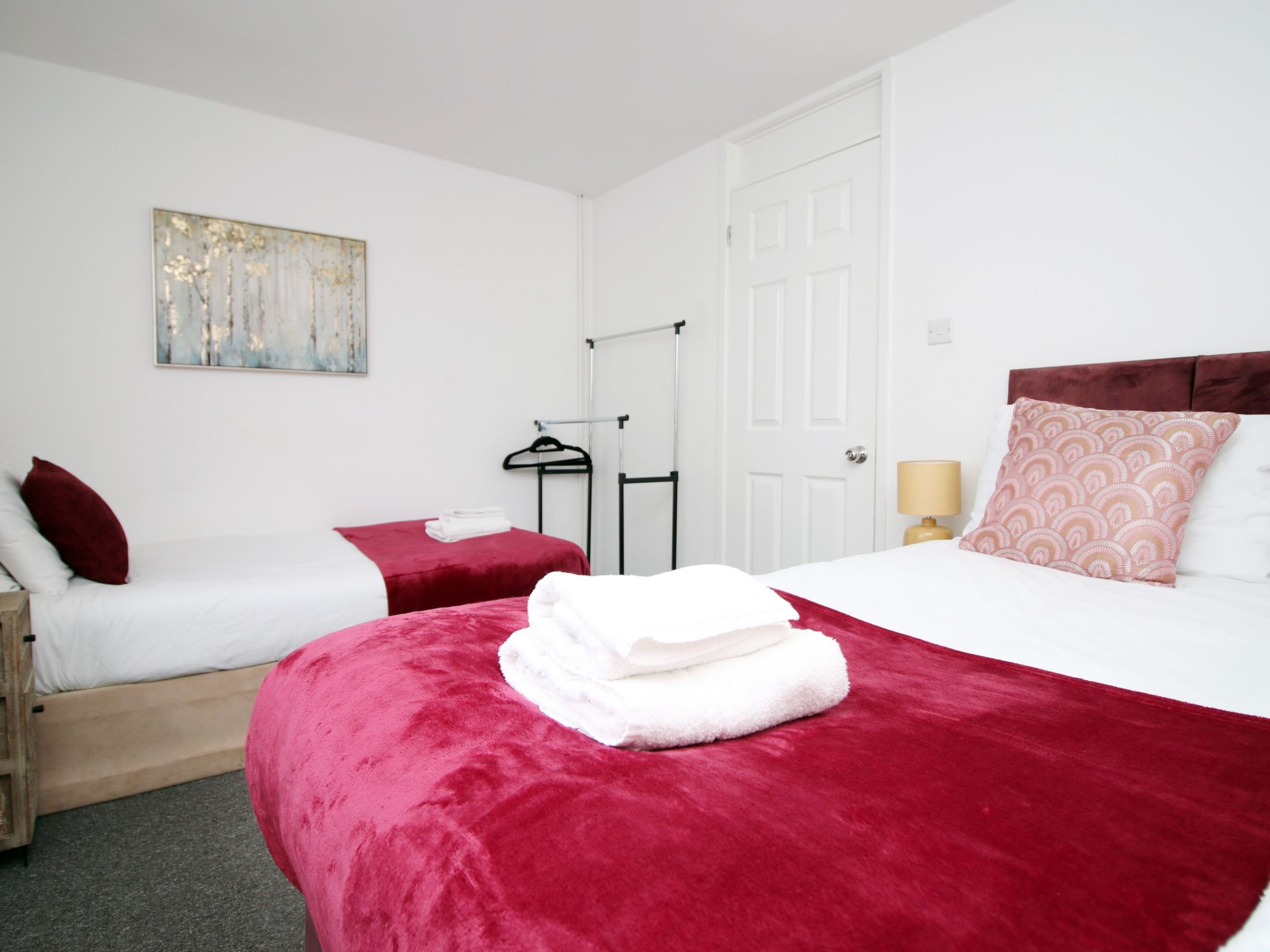 2 Schlafzimmer Haus- 3 Betten, Kostenloses Parken, WiFi, Patio