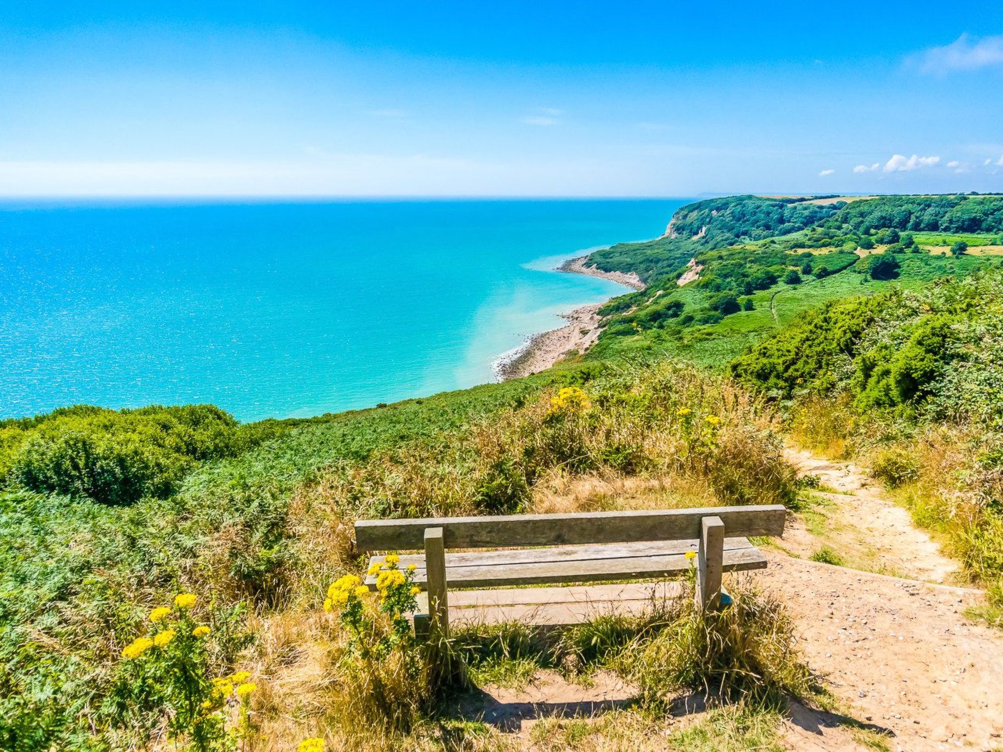 Schönes Ferienhaus in Hastings mit Whirlpool, Terrasse und Garten-Binnen