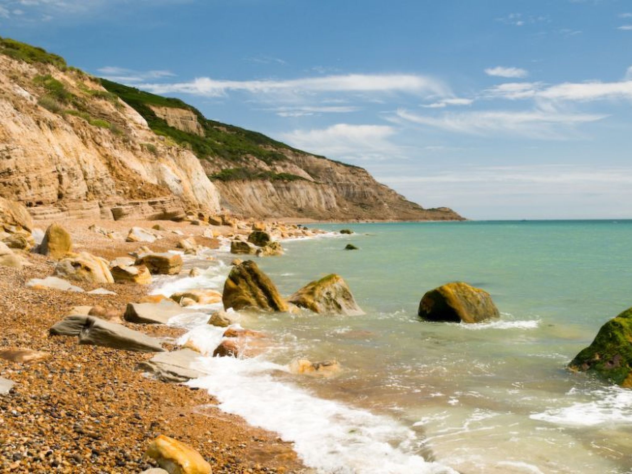 Schönes Ferienhaus in Hastings mit Whirlpool, Terrasse und Garten-Binnen
