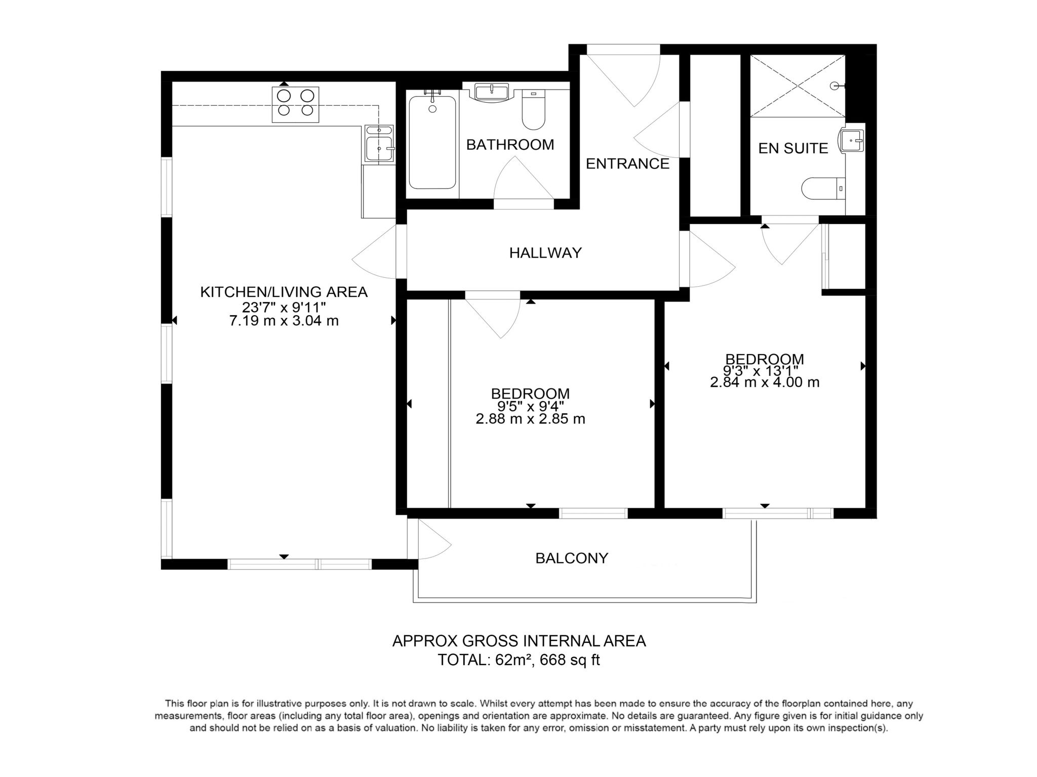 Canary Heights 2bed - Binnen