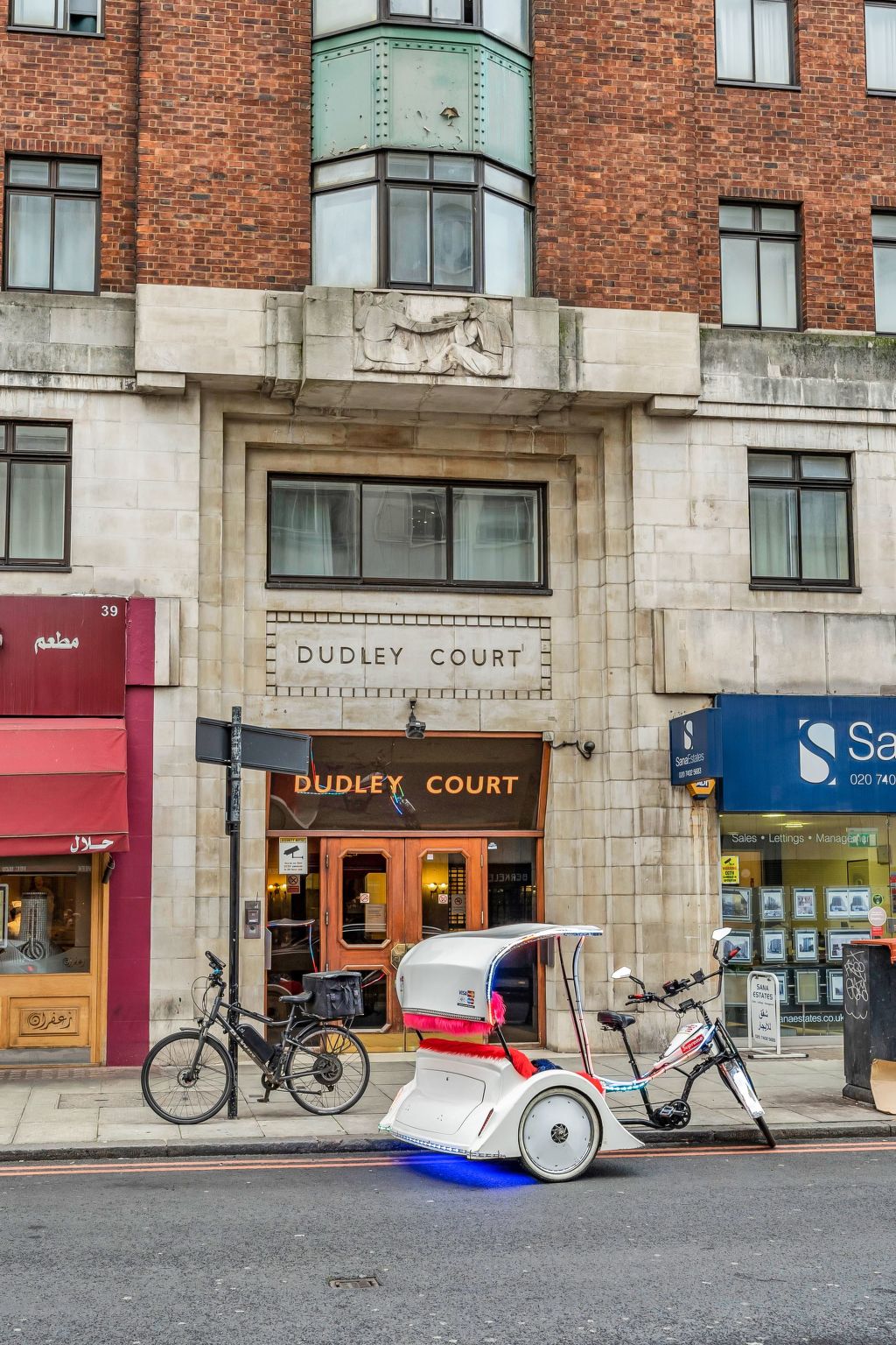 Zentrum von London Marble Arch Oxford Street Hyde Park-Binnen