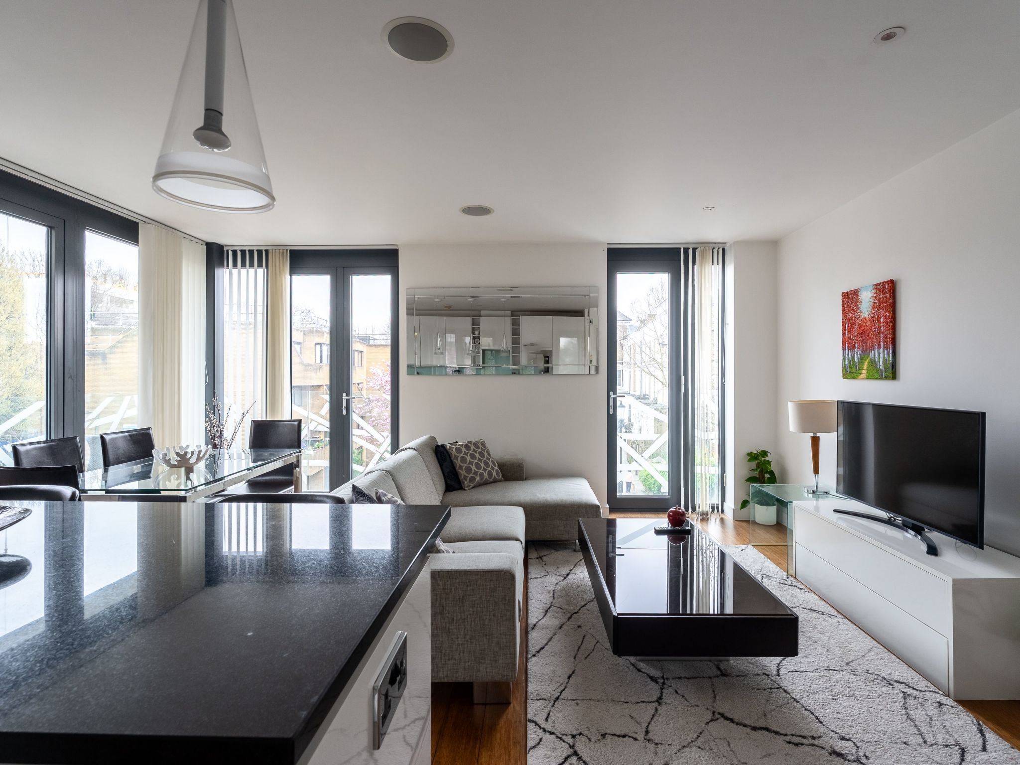 Luxuriöse 2-Bett-Wohnung im Hotelstil in Notting Hill-Binnen