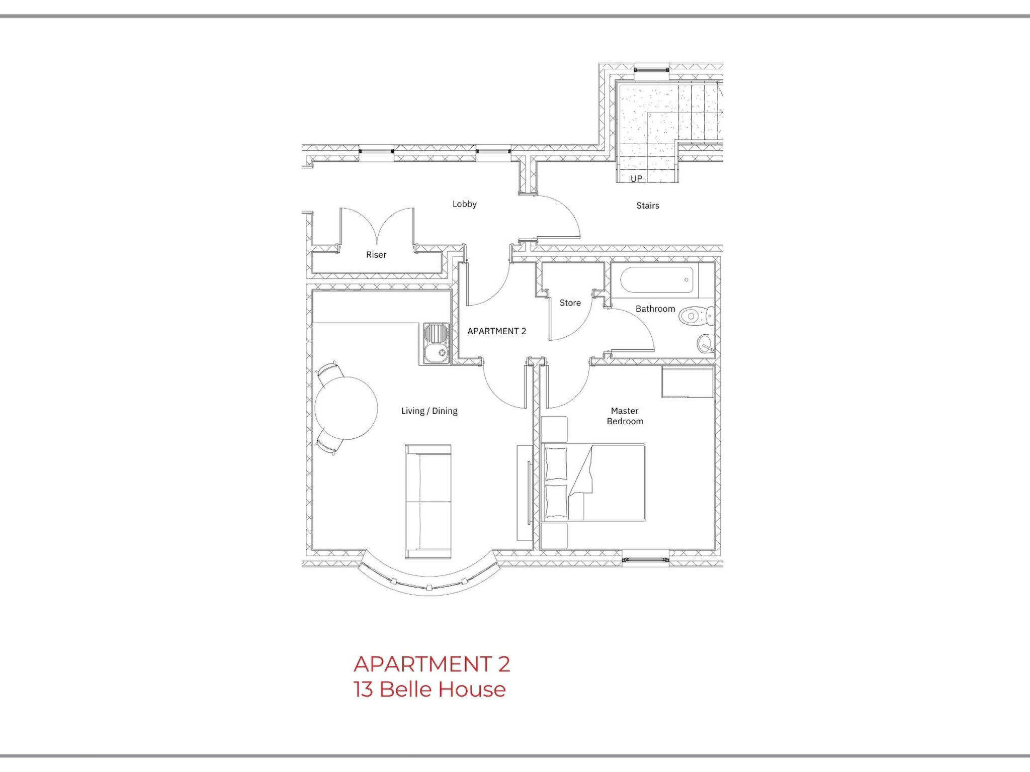 Belle House, Apt 2-Drinnen