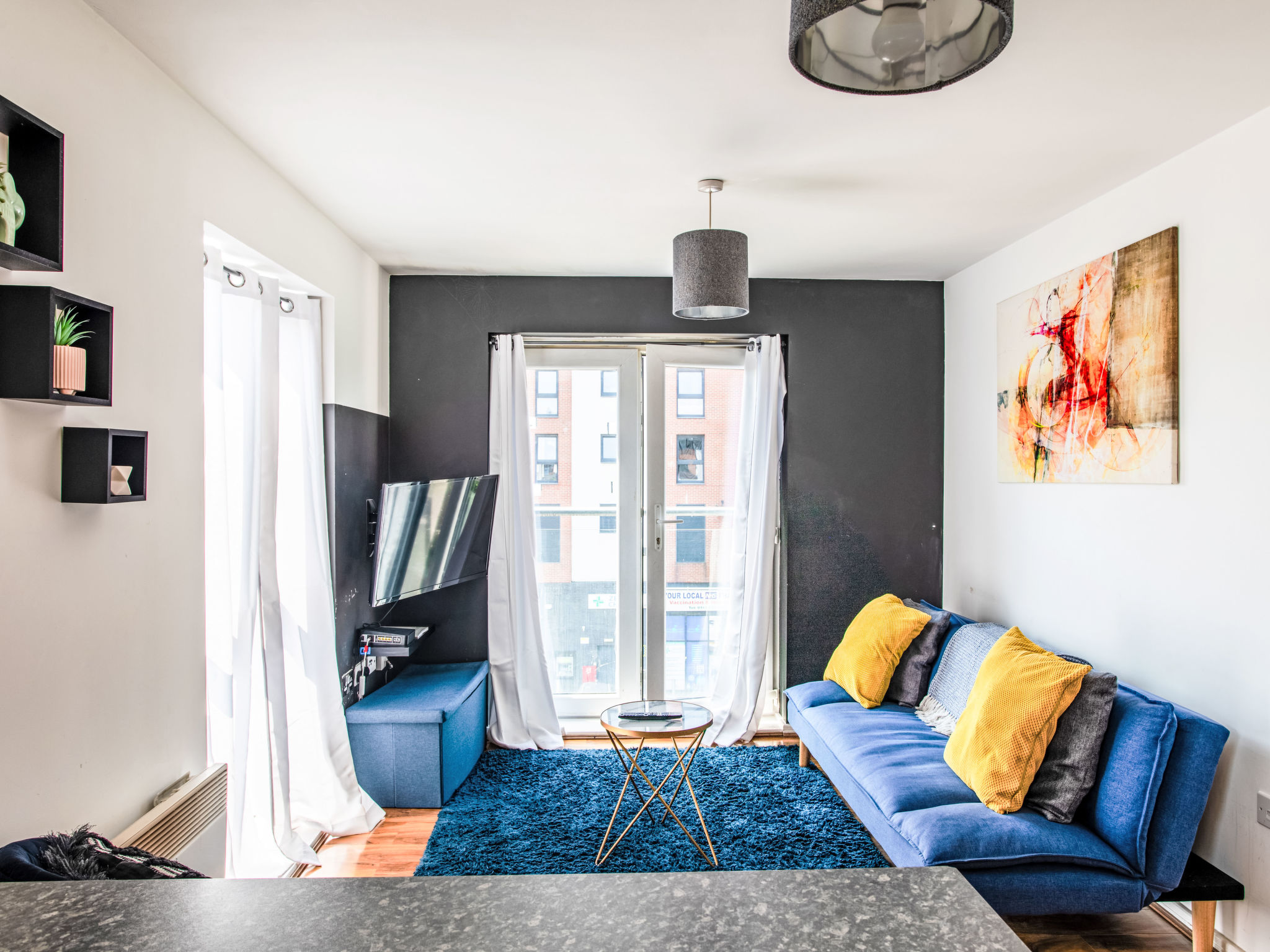1-Schlafzimmer-Wohnung, 3 Gäste mit Parkplatz und Wi-Fi - Dedans
