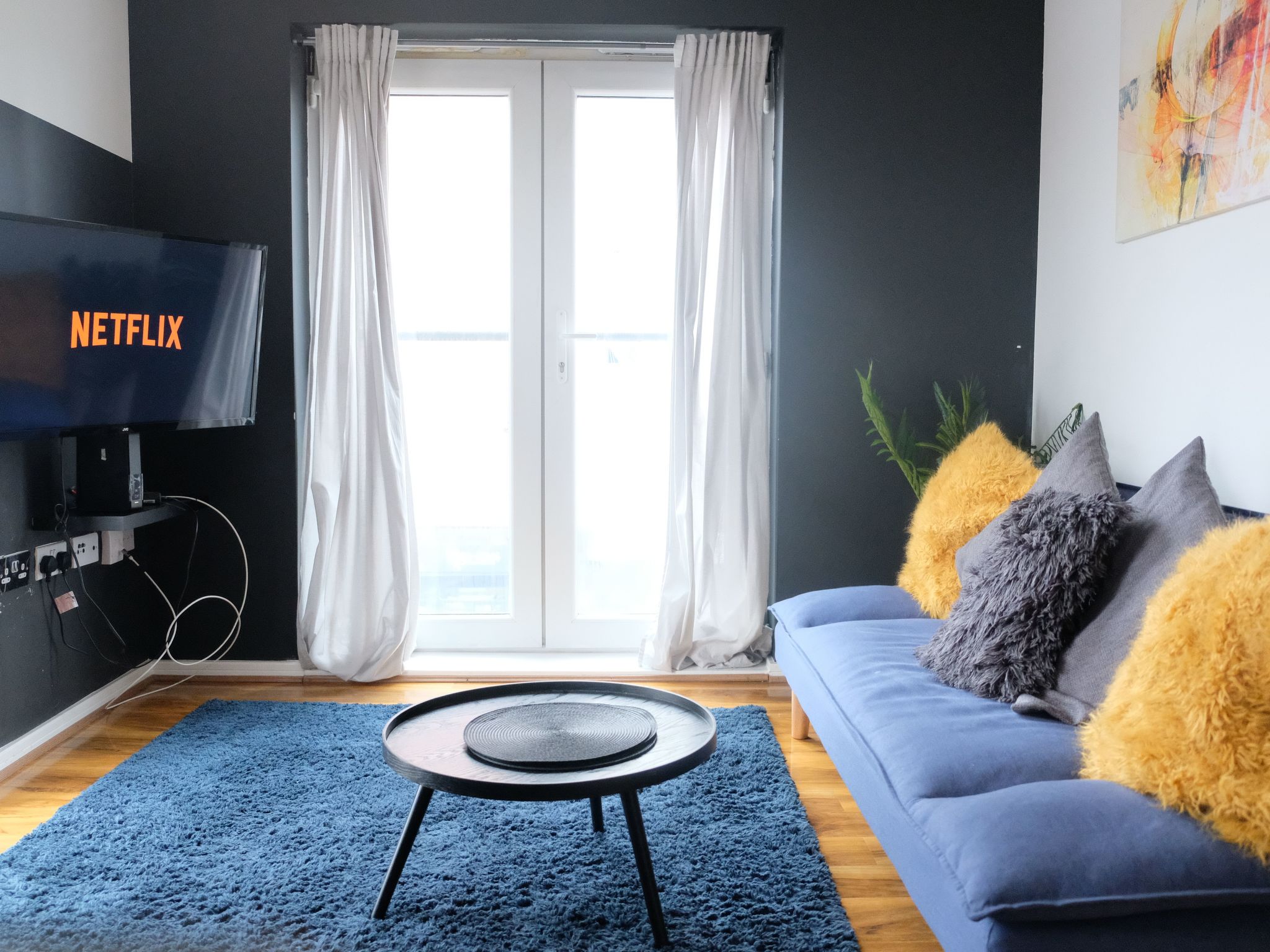 1-Schlafzimmer-Wohnung, 3 Gäste mit Parkplatz und Wi-Fi