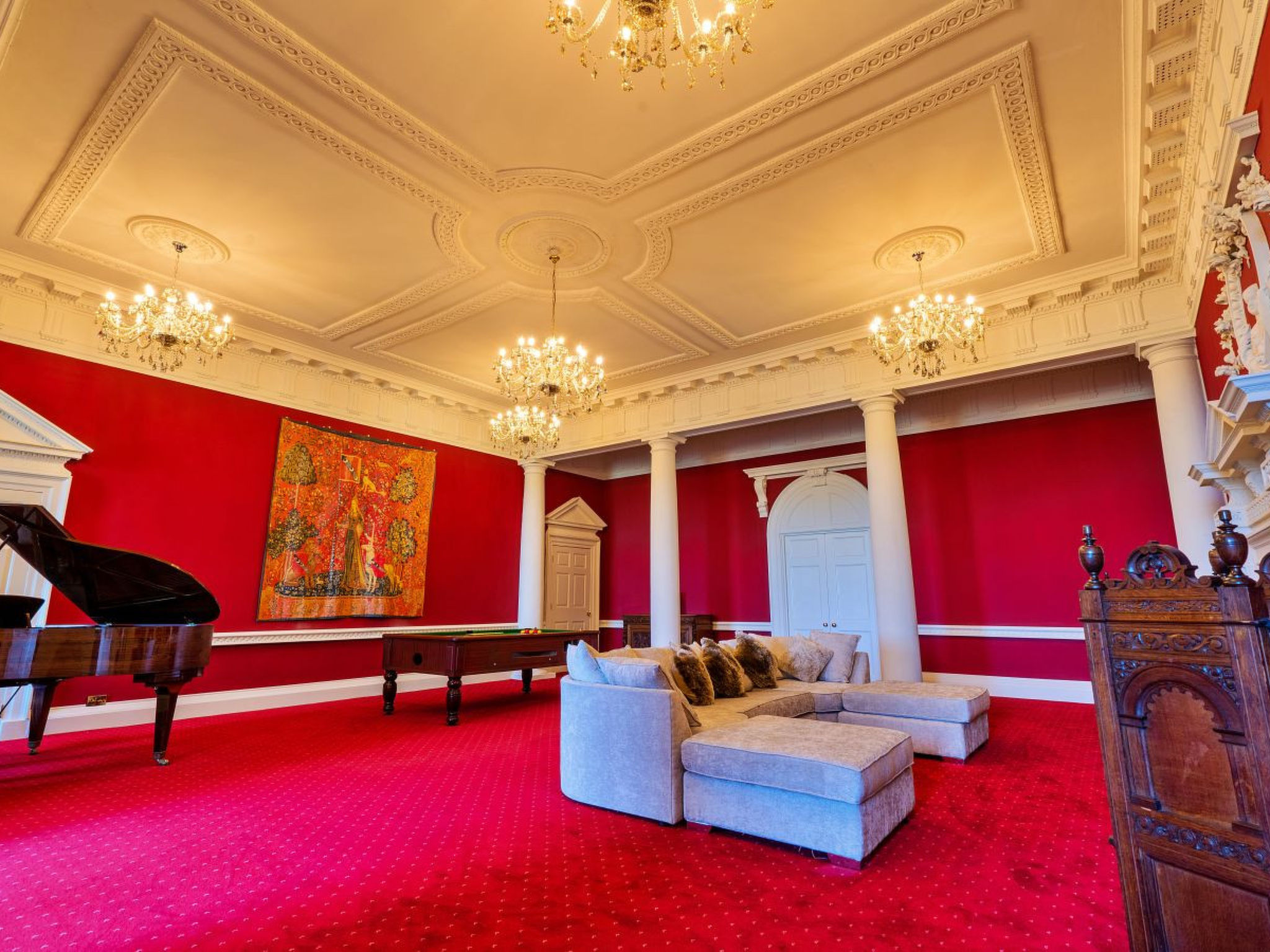 Hickleton Hall-Binnen