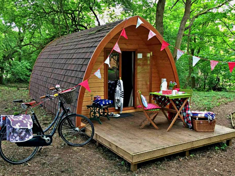 Sfeervol vakantiehuis Boudicca Pod in Bury St Edmunds in Bury St. Edmunds