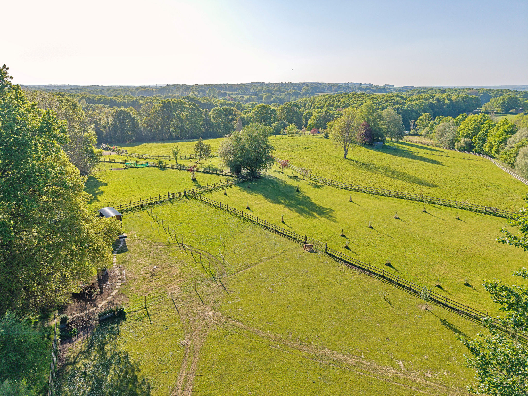 Shepherd's Hut at Hilltop Farm-Buiten