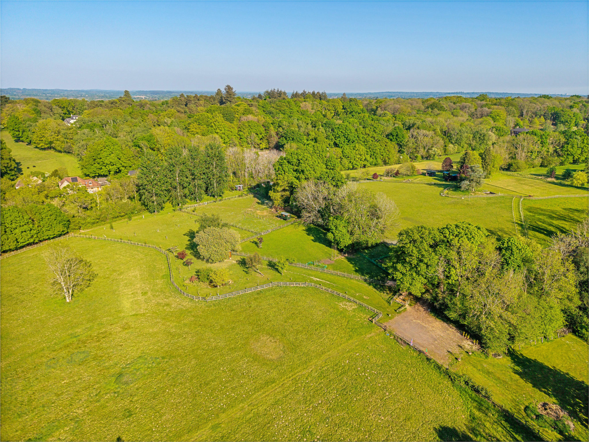 Shepherd's Hut at Hilltop Farm-Buiten
