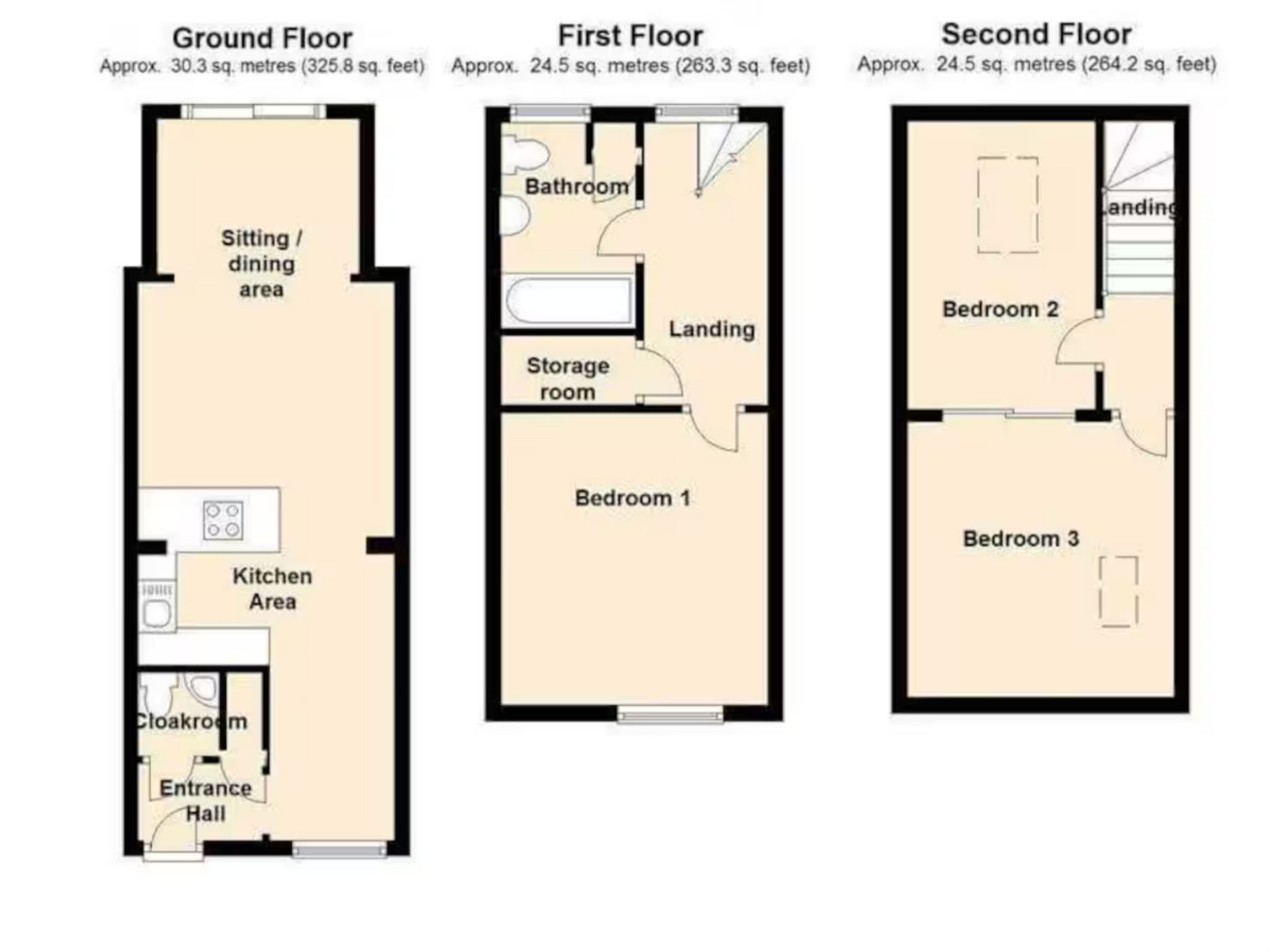 Three Storeys in Newent