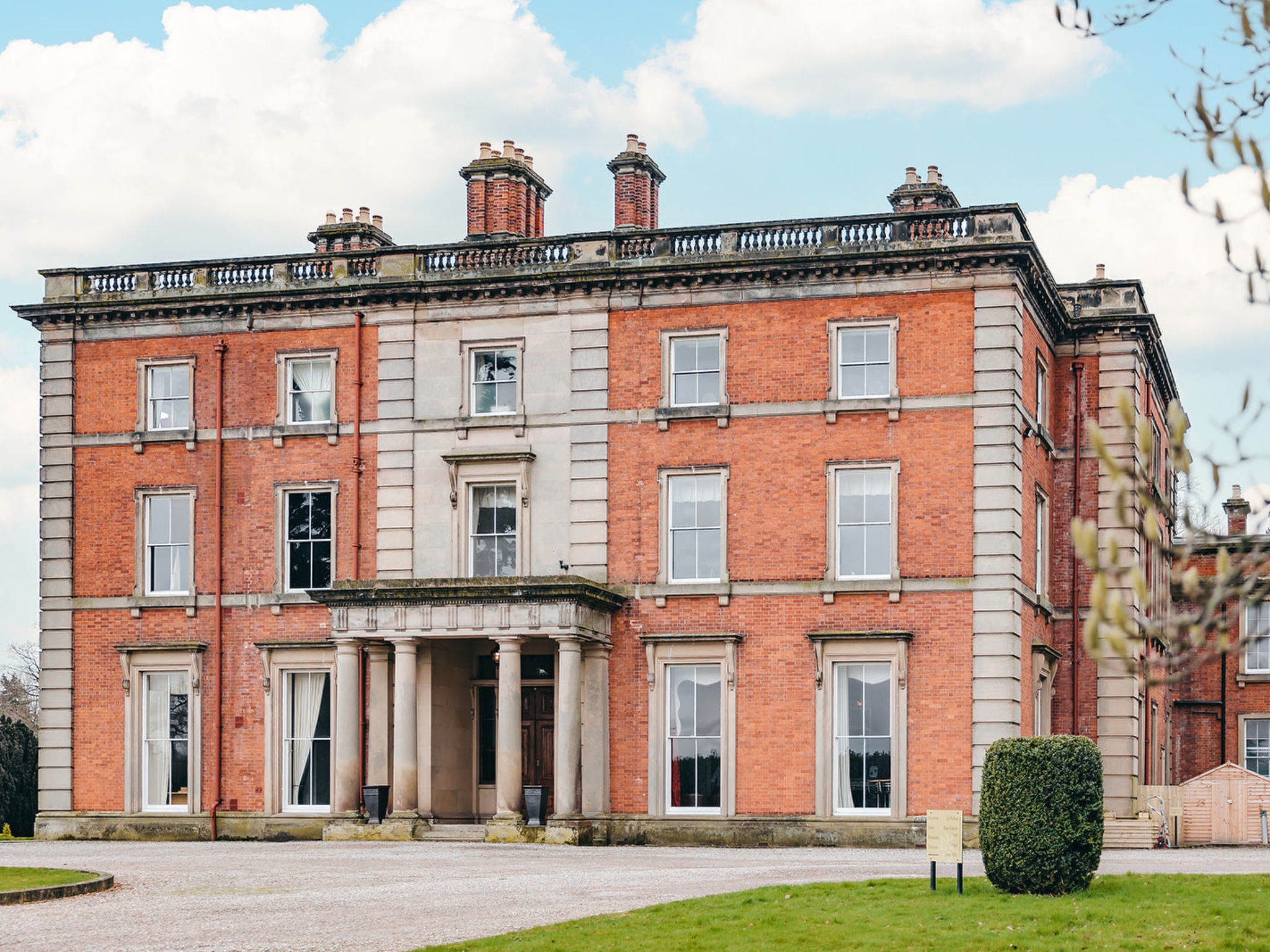 Netley Hall - Rose-Draußen