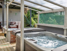 Garden Lodge: Romantisch studioverblijf met whirlpool bij Ludlow - thumbnail 1