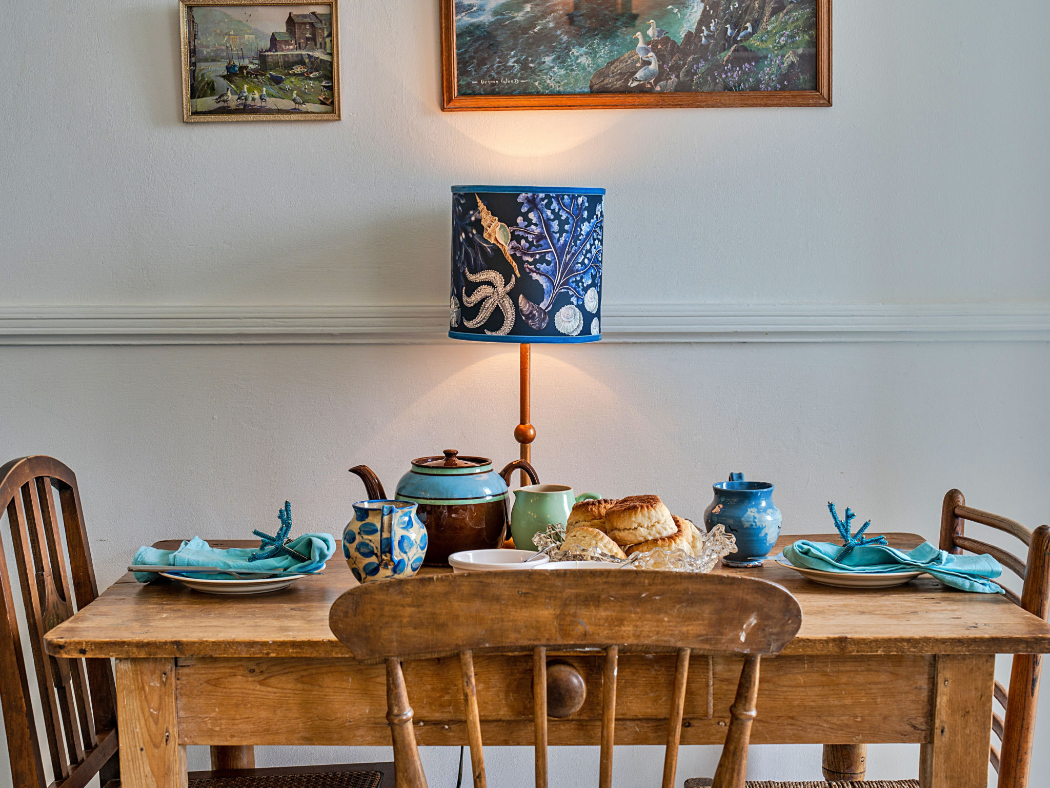 Cosy Mousehole Cottage with Sea Views-Binnen