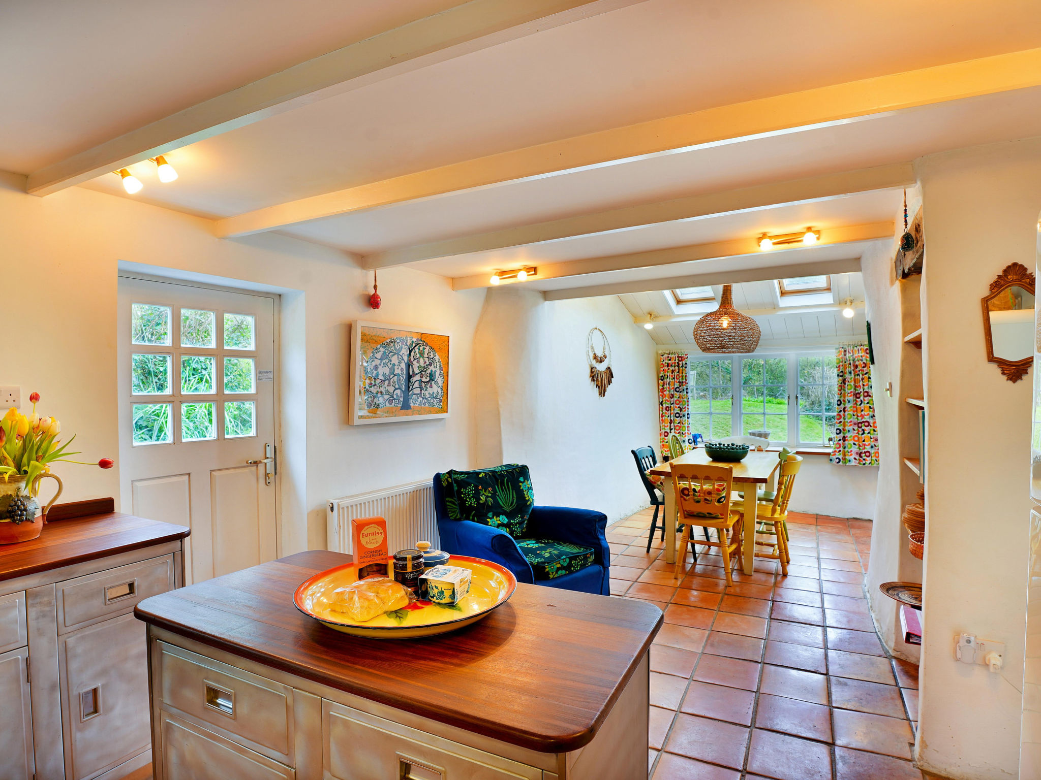 Porthcothan Mill Cottage-Inside