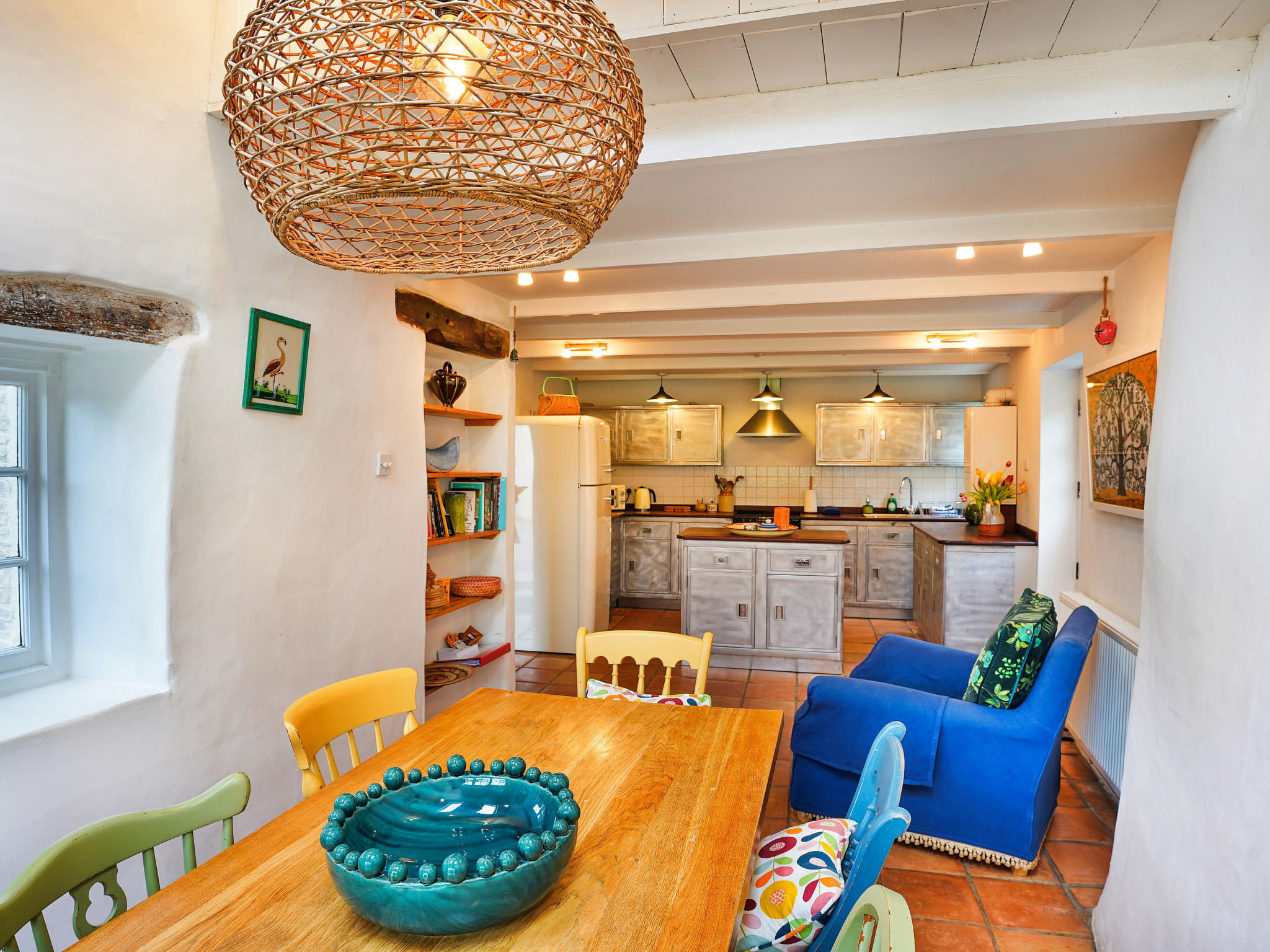 Porthcothan Mill Cottage-Inside