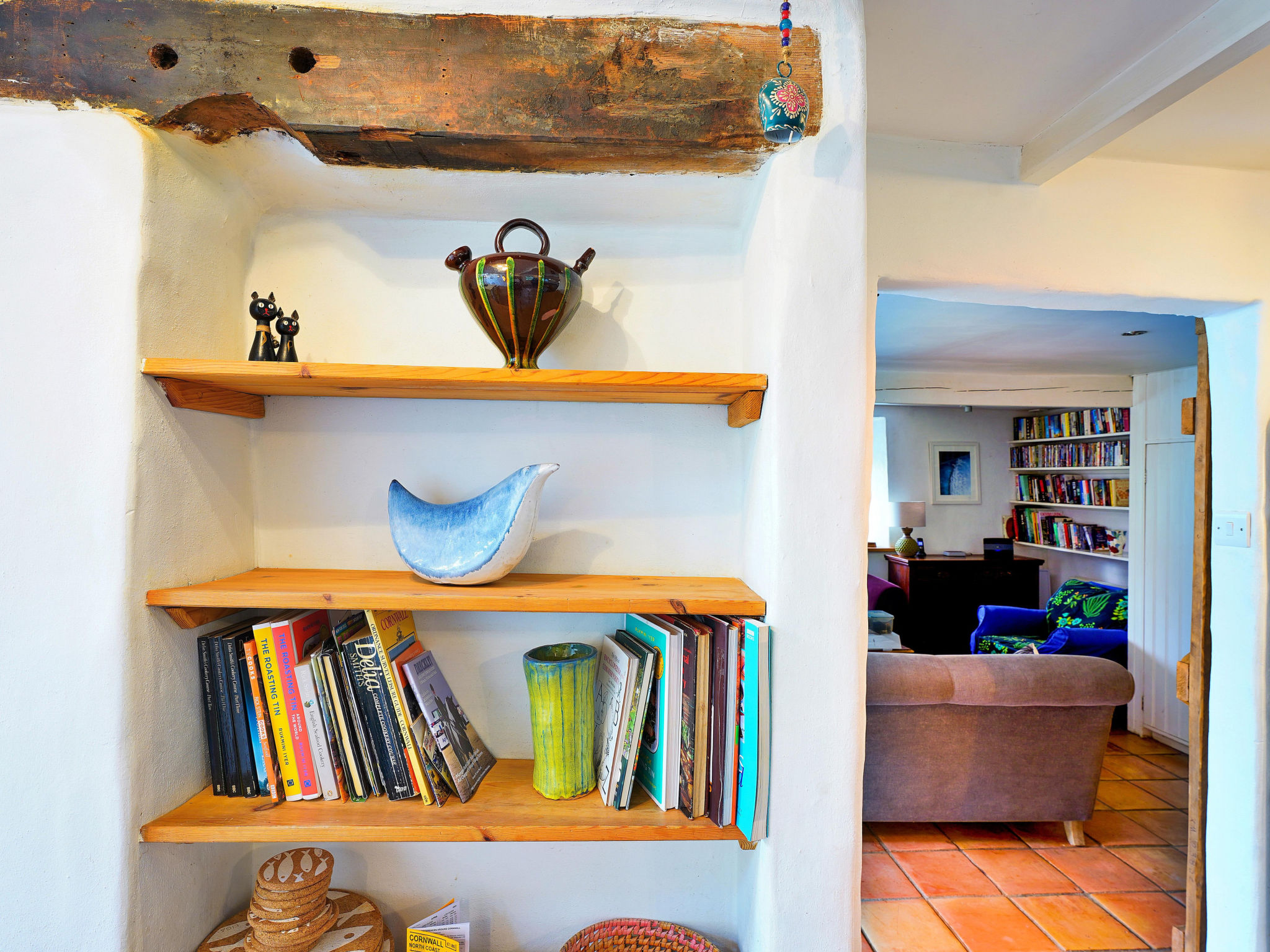 Porthcothan Mill Cottage-Inside