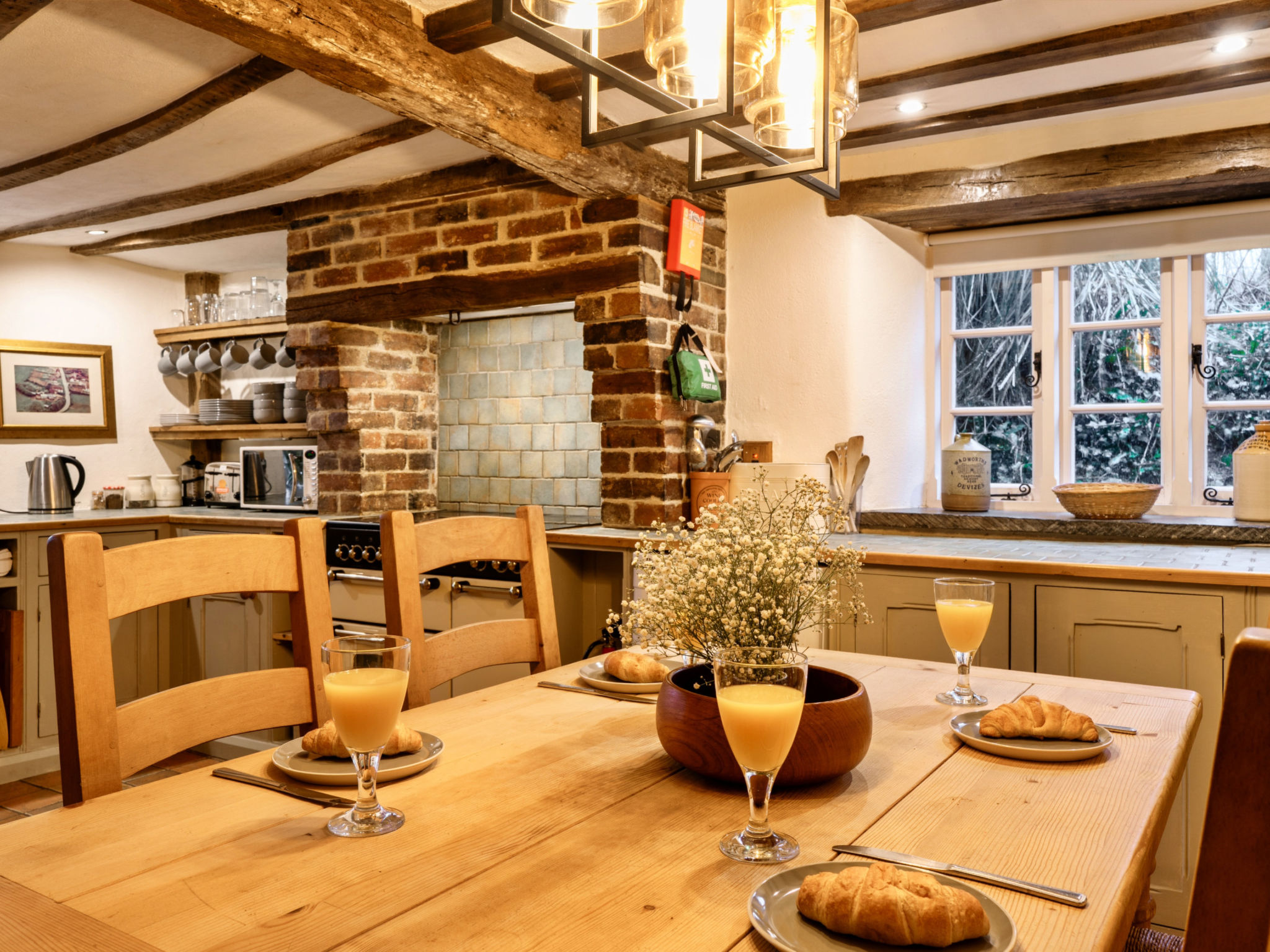 Syncocks Farm Cottage - Binnen