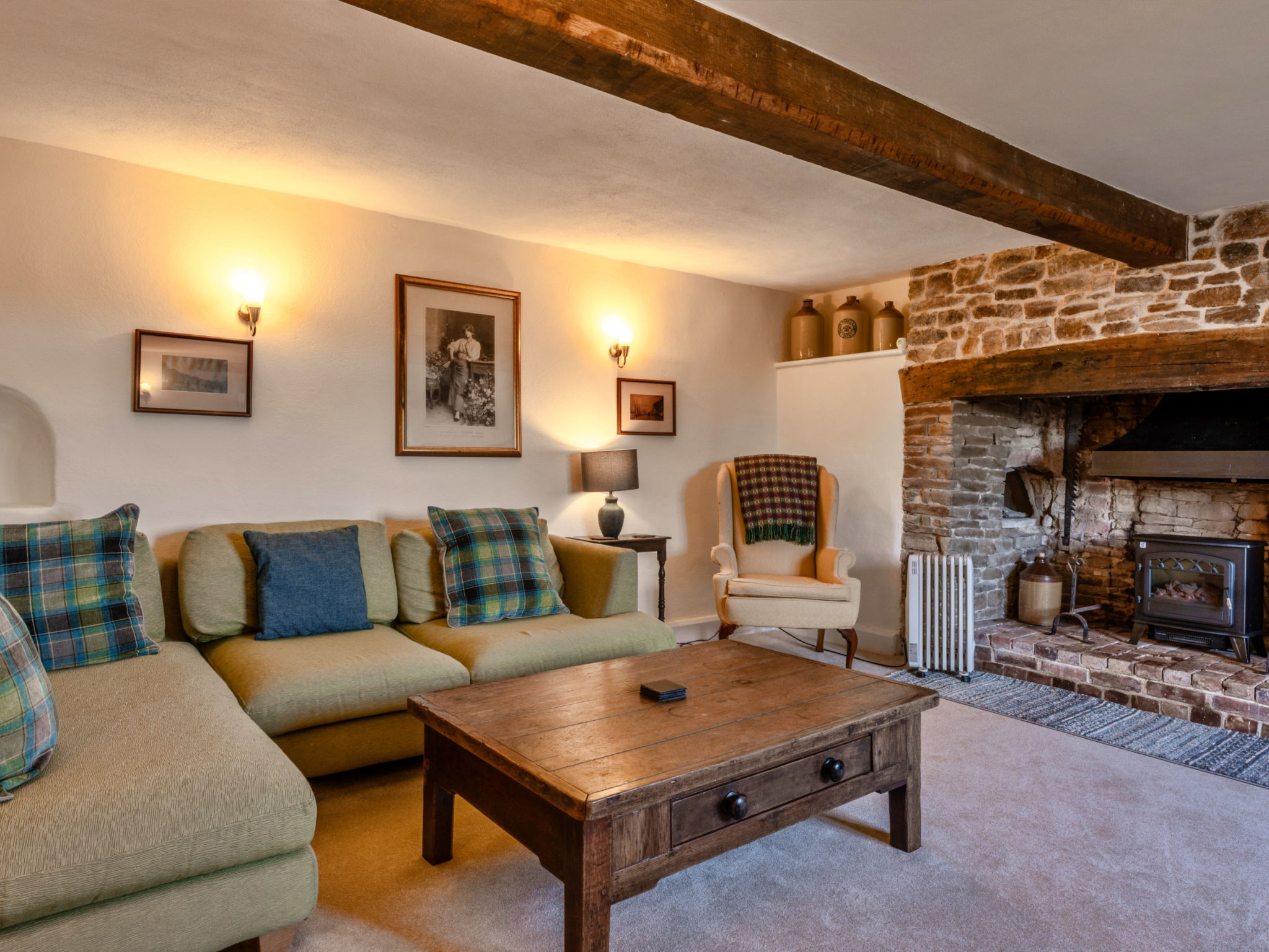 Syncocks Farm Cottage - Binnen