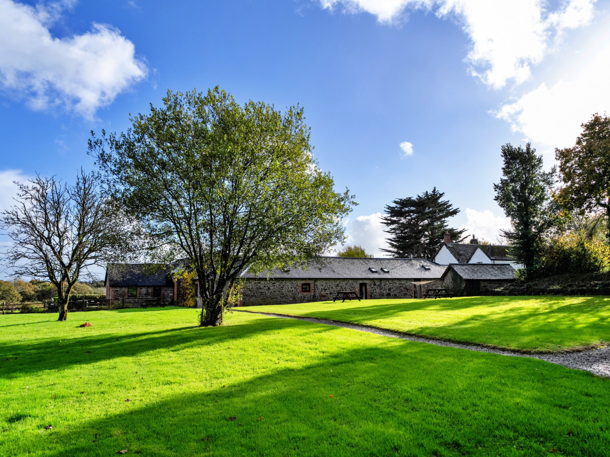 Tarka's Holt Log Cabin, Stowford - Buiten