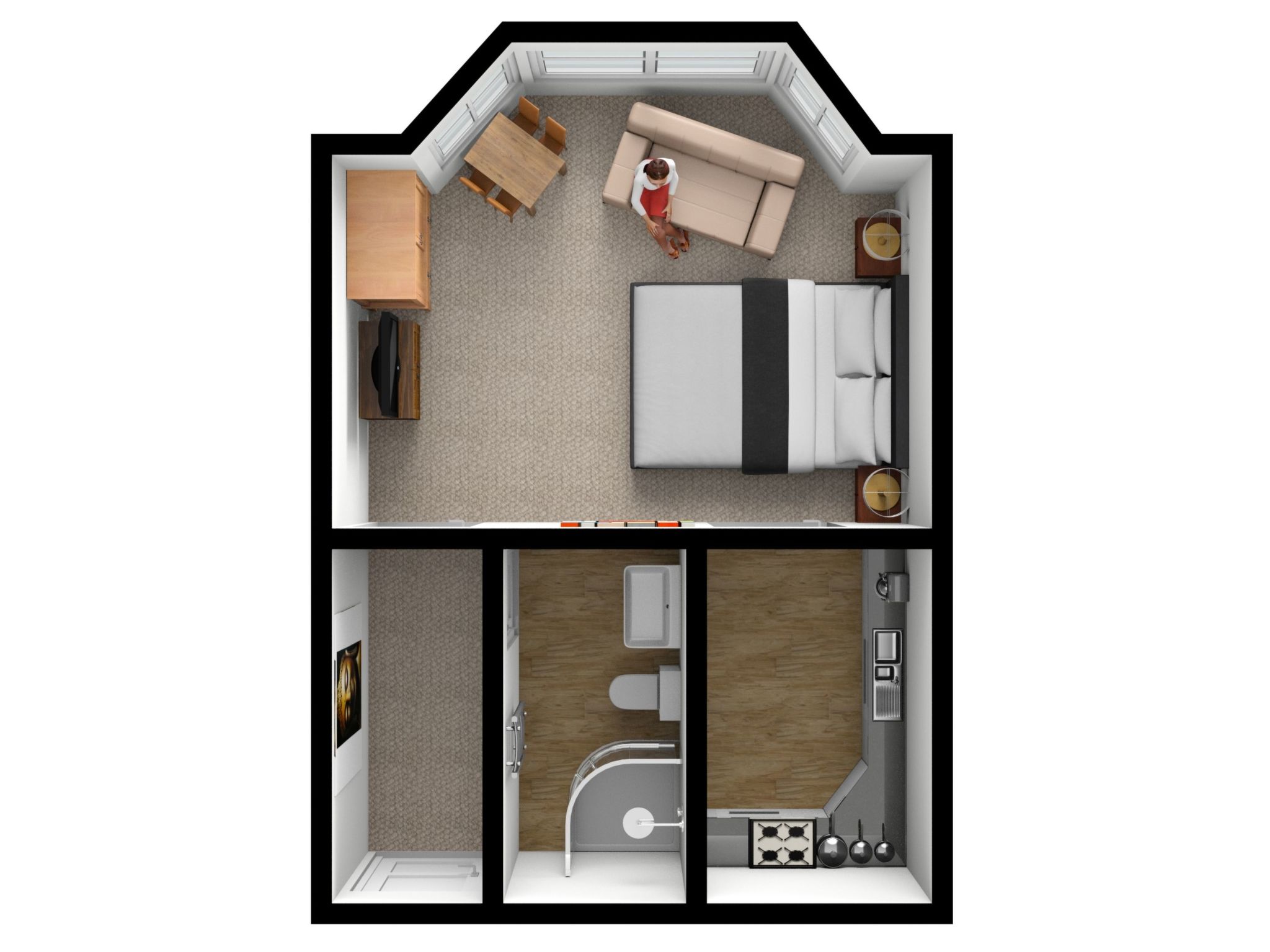 Photo of Helle Wohnung in Torquay mit Garten