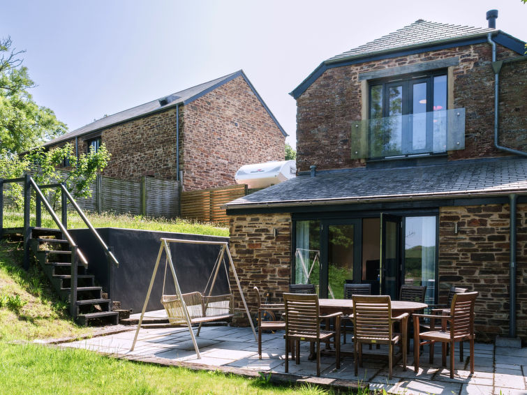 Gezellig vakantiehuis met open haard in Kingsand voor 8 personen in Kingsand